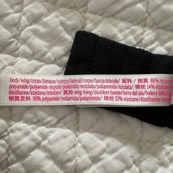 VICTORIA'S SECRET PINK Super Push-Up Bra Black Sz34D D75 Intimates Full Coverage - Picture 7 of 11